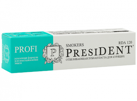 Зубная паста PRESIDENT®PROFI Smokers 50мл